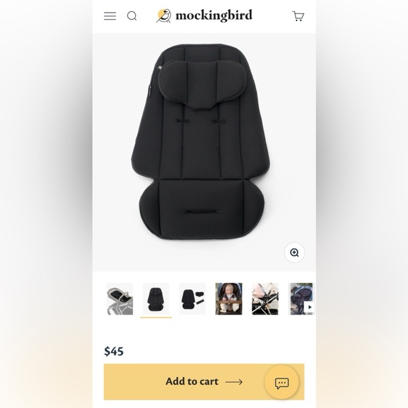 Mockingbird Stroller Infant Insert - Picture 1 of 6